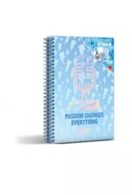 Notatnik A5 Piosenkarka Emma zapachowy z naklejkami WOW00148