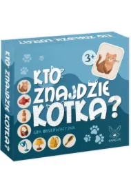 Kto znajdzie KOTKA? Gra obserwacyjna 3+