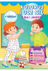 Koloruj i ucz się z Olą i Jackiem