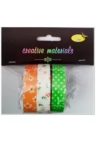 Taśmy materiałowe kwiaty