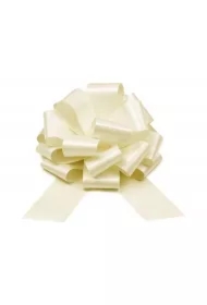 Kokarda dekoracyjna DIY złamana biel