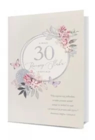Karnet B6 Rocznica ślubu 30