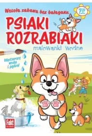 Psiaki rozrabiaki. Malowanki wodne