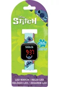 Zegarek LED z kalendarzem Stitch LAS4039