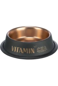 Be Nordic, miska, dla psa, czarna/brąz, stal nierdzewna/guma, o 23 cm