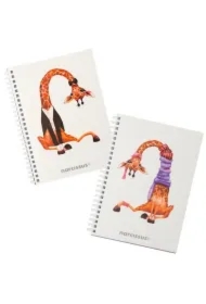 Kołonotatnik SWING Żyrafa A5 80K kratka 80g