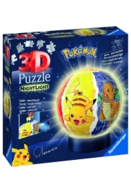 Puzzle 72 el. 3D Świecąca kula Pokemon