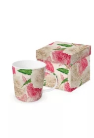 Kubek porcelanowy Peonie