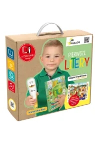 Mówiąca książka interaktywna Pierwsze litery. Zestaw z piórem Kakadu