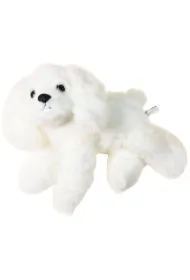 Pies pluszowy biały 25x24cm
