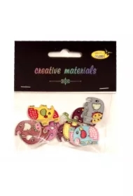 Guziki ozdobne Słoń 25x18mm