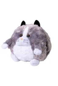 Poduszka kot i pluszowy ogrzewacz do dłoni