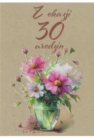 Kartka okolicznościowa Urodziny 30