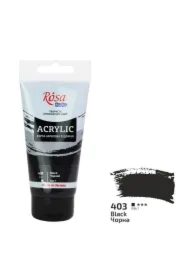 Farba akrylowa black 403 75ml