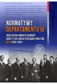 Normatywy Departamentu III oraz Departamentu...