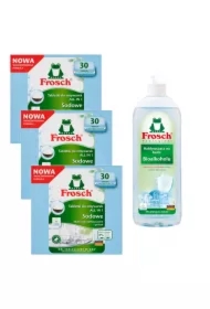 Sodowe tabletki do zmywarek All in 1  + Nabłyszczacz na bazie Bioalkoholu Zestaw