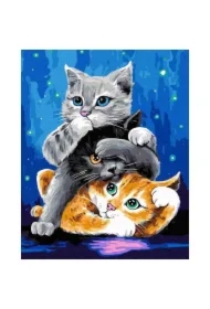 Malowanie po numerach - Kotki