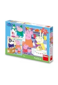 Puzzle 3x55 el. Świnka Peppa