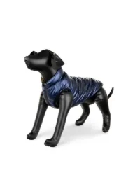 Kurtka, dla psa, granatowo-złota, dwustronna, rozmiar M, 40