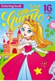 Kolorowanka A4 16 obrazków Mała królewna