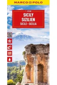 Mapa drogowa Sycylia 1:225 000