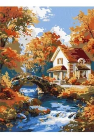 Malowanie po numerach - Przytulność na łonie natury