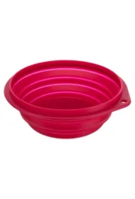 Miska podróżna, silikonowa, składana, śr.18 cm