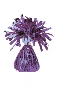 Ciężarek do balonów foliowych purpurowy