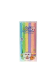 Flamastry akrylowe dwustronne 6 kolorów