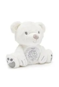 Miś puszowy polarny z projektorem i muzyką