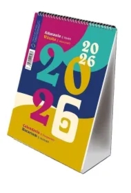 Kalendarz 2026 ze spiralką pionowy A5 Kolory