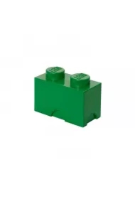 Pojemnik klocek LEGO Brick 2 Zielony
