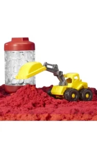 Wonder Factory Never Dry Sand - Red + Excavator