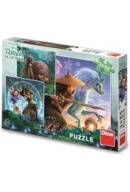 Puzzle 3x55 el. Raya i ostatni smok