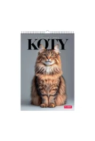 Kalendarz 2026 A3 wieloplanszowy Koty