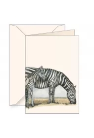Karnet B6 z kopertą Zebra
