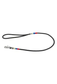 Smycz linowa, 8 mm/100 cm, czarny