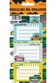 Naklejki na zeszyty Auta