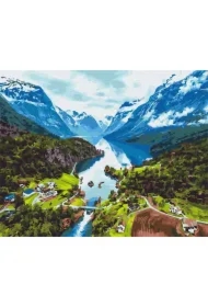 Malowanie po numerach - Alpy