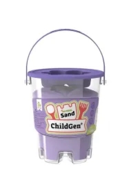 Piasek kinetyczny z foremką naturalny fioletowy