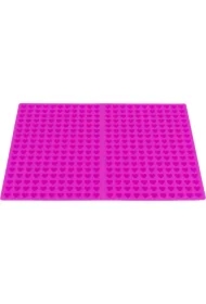 Mata do pieczenia przekąsek, silikon, 38 x 28 cm, serca