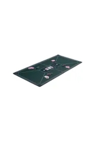 Mata do pokera zielona 118x59cm