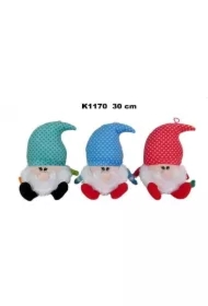 Krasnal w czapce w kropeczki 30cm MIX