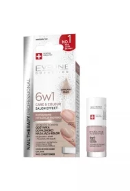 EVELINE_Nail Therapy 6w1 Care & Colour skoncentrowana odżywka do paznokci Shimmering Nude
