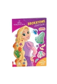 Disney Księżniczka. Brokatowe Ubieranki