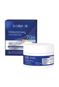 Hialuronowy Mikrozastrzyk krem naprawczy do twarzy 70+