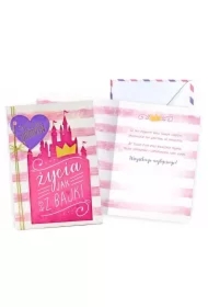 Karnet B6 Urodziny zamek