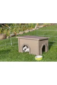 Natura, domek, dla gryzoni/królików, szaro/zielony, 50 x 30 x 27 cm