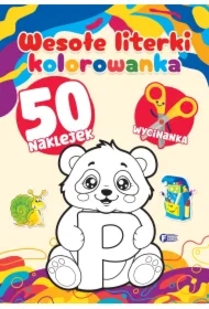 Wesołe literki. Kolorowanka