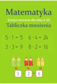 Matematyka. Tabliczka mnożenia. Zeszyt ćwiczeń dla klas 1-3